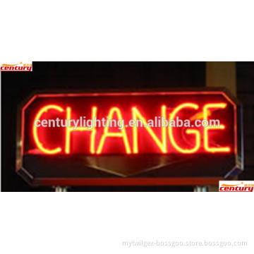 change neon sign